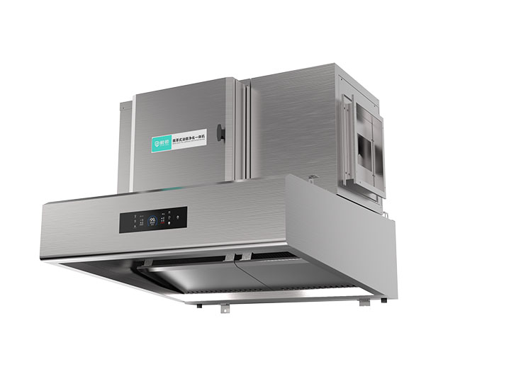 藍潔1.2米煙罩一體機